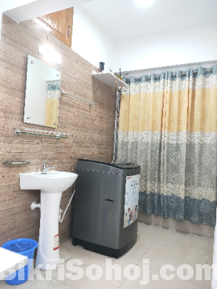 Rent Furnished Three-Bedroom Flat In Bashundhara R/A